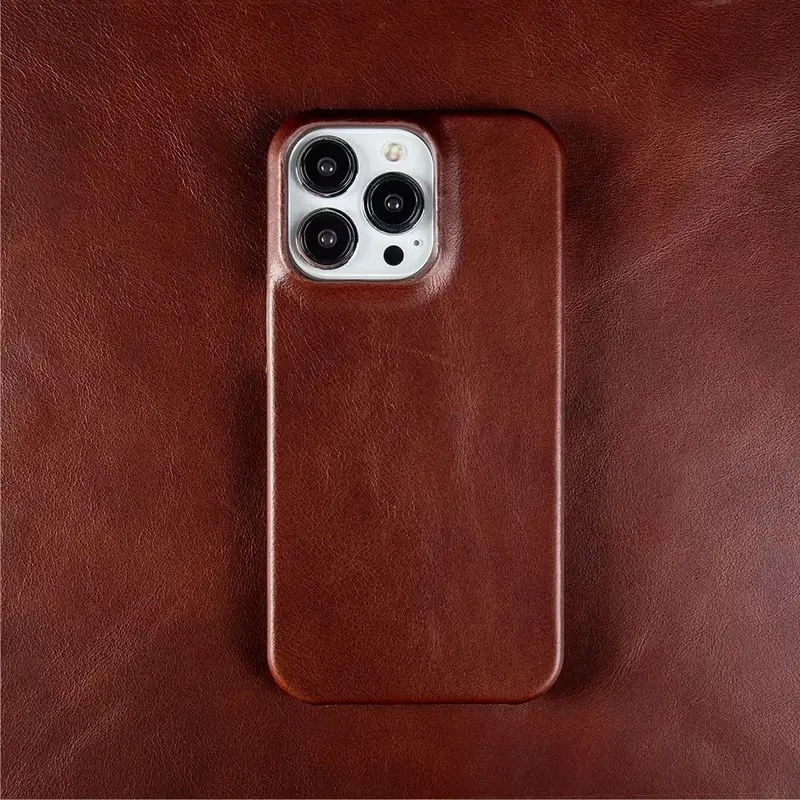 For Case iphone 16 Pro Max Cases Oil Wax Luxury Genuine Leather Cover For Iphone 17 16 15 14 13 XS Max X 8 Plus Phone Shell Capa - Image 8