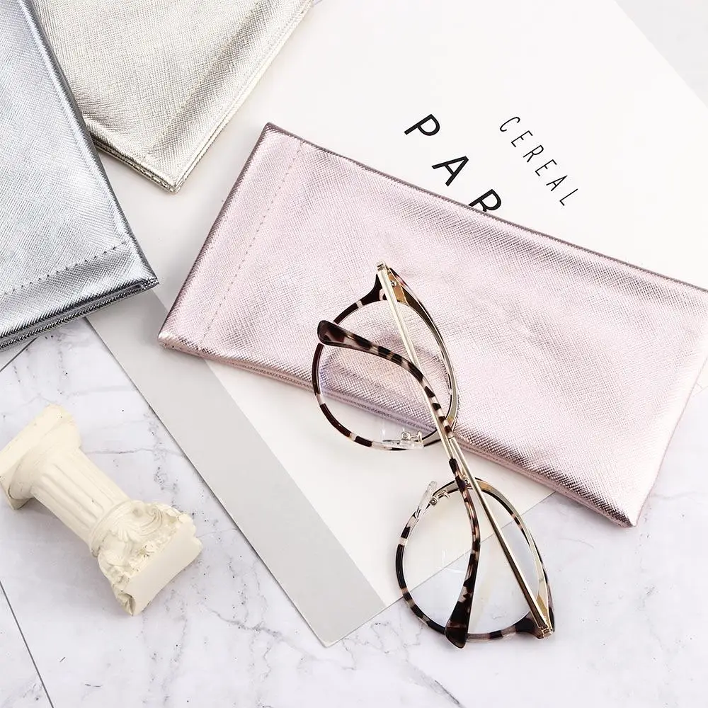 

Boy Fashion Pressure-proof PU Leather Outdoor Candy Color Glasses Case Storage Box Eyewear Cases Glasses Storage