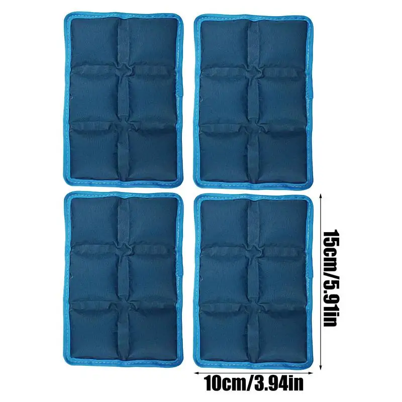 Ice Packs For Lunch Long-Lasting Cold Gel Bag Reusable Freezable Ice Gel Packs For Travel Hiking Beach Camping Sports