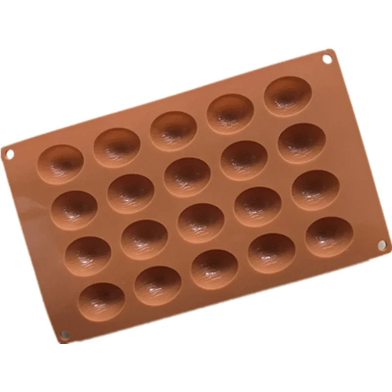 

Holes Household Baking Cake Shape Chocolate Silicone 20 Molds Mold DIY nuts Tools pudding Walnuts