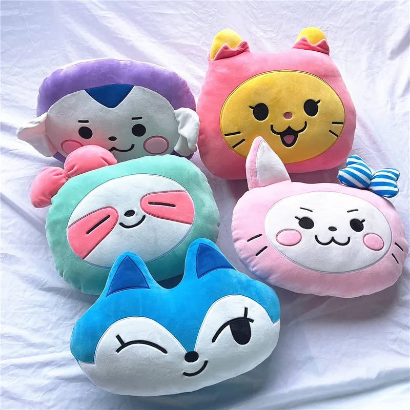 

HOT Kpop ITZY Cute Fabric Soft Plush Pillows HATT TUK LYA CABBIT Cushions 38cm Fans Collection Gifts Accessories