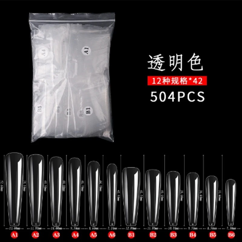 

Coffin Nails Fake Acrylic Coffin Shaped Tips False