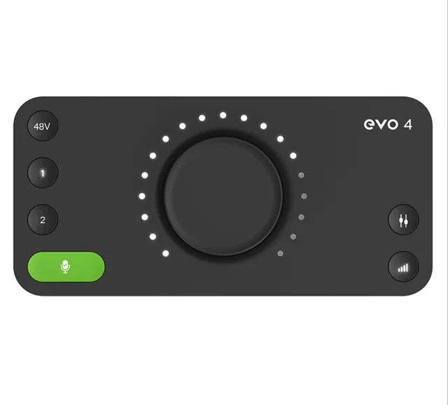 監査済みevo4新しい4オーディオインターフェイス、podcasting 