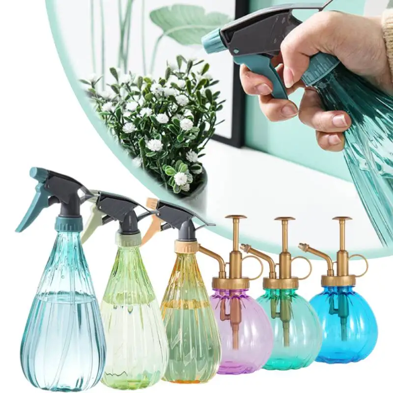 350/600ml Plastic Spray Bottle For Home Garden Flower Plants Watering