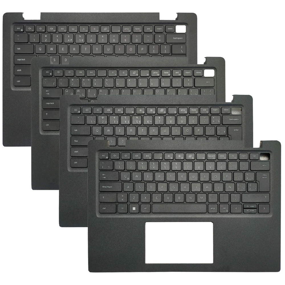 

New For Dell Latitude 3420 E3420 Spanish/US/Latin/Russian/Brazil/UK Keyboard With Palmrest Upper Cover Case