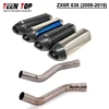 Slip on For Kawasaki ZX6R 636 ZX636 ZX-6R Motorcycle Full GP Exhaust System Muffler DB Killer Escape Moto Exhaust Motorcycle