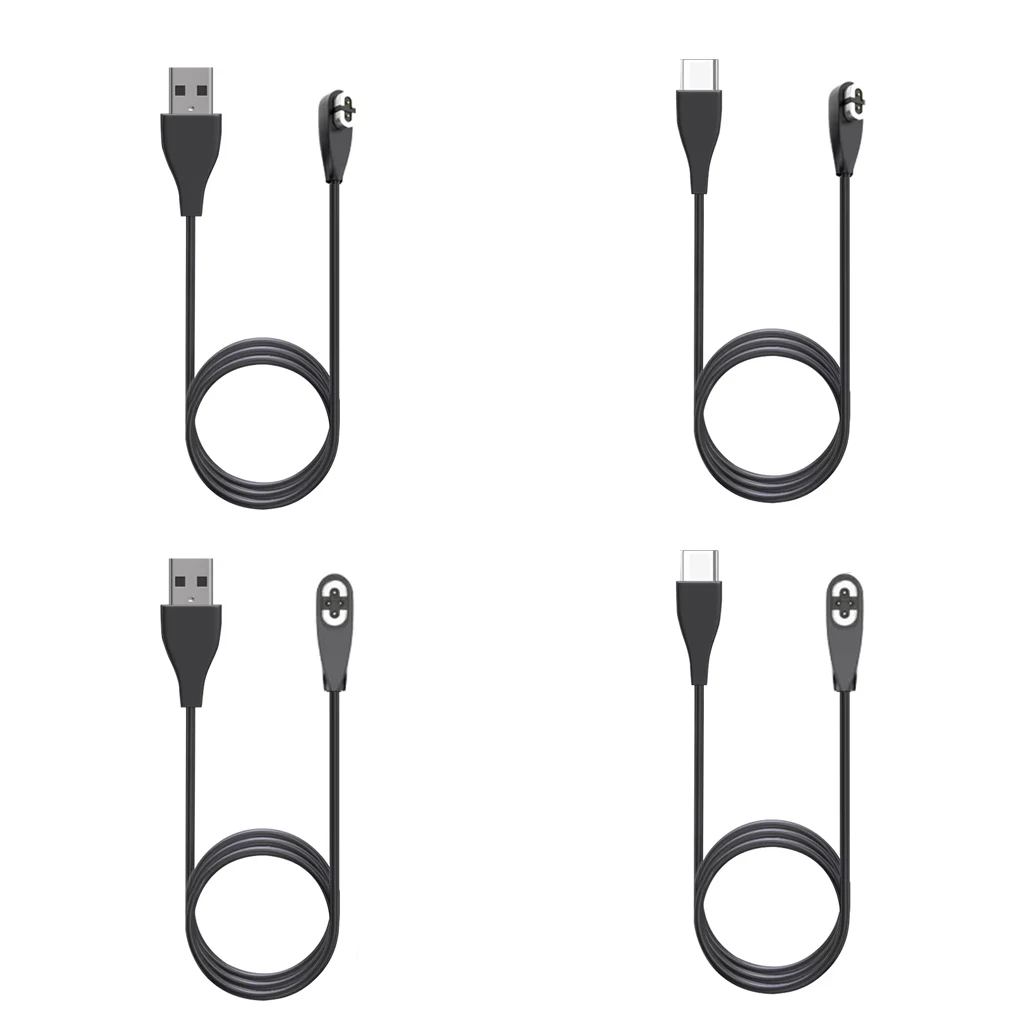 Shokz OpenSwim Pro S710용 1M USB Type C 충전기 케이블 Aftershokz Aeropex AS800/S803/S810 OpenRun용 자기 충전 어댑터