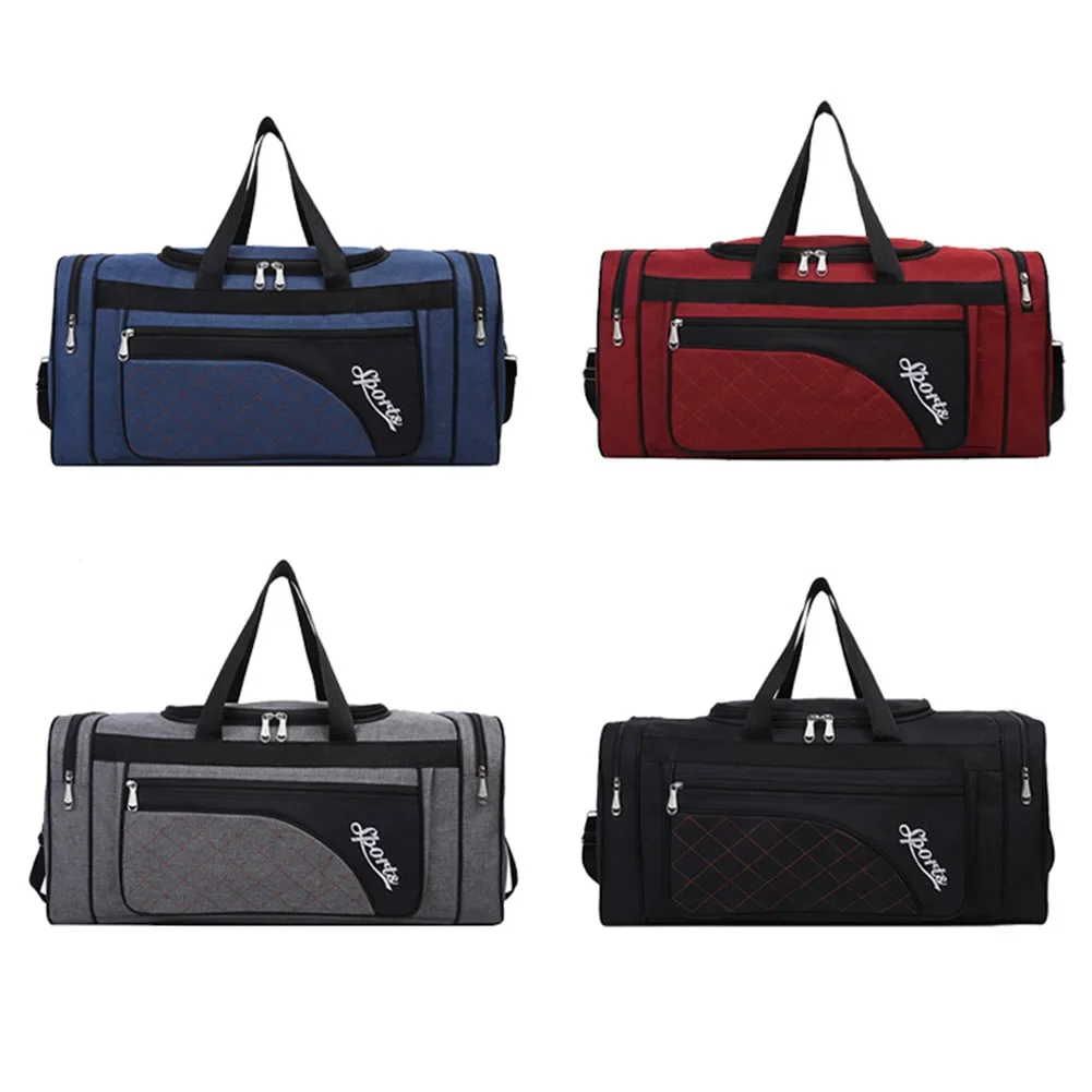 Oxford Dry Wet Separation Bags Large Capacity Portable Gym Bags Multifunctional Wear-resistant Side Zippers for Travel Swimming 3