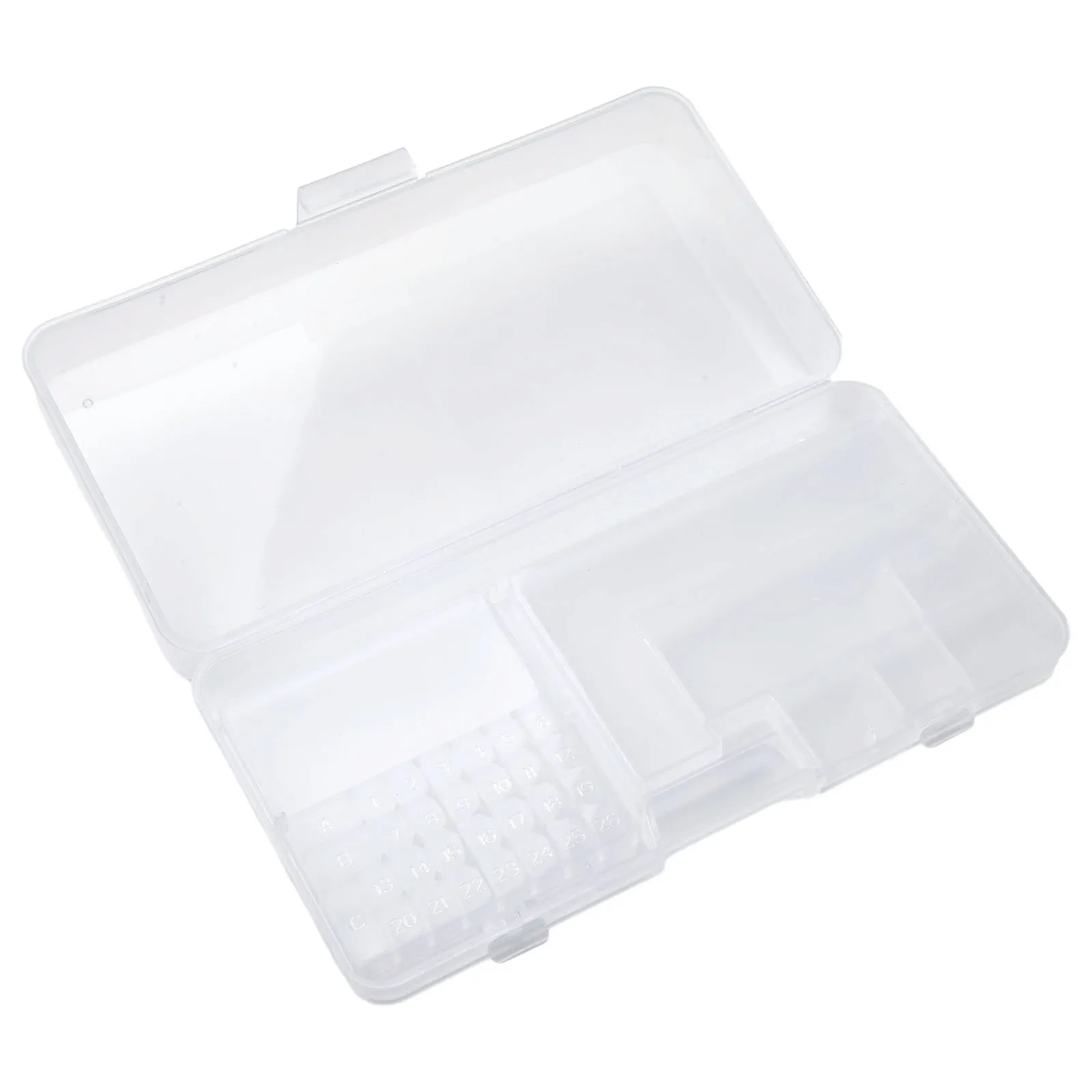 

Пластиковый ящик для хранения с отверстиями, прозрачный ящик для инструментов, прямоугольный Органайзер из ПВХ для электронных компонентов, контейнер