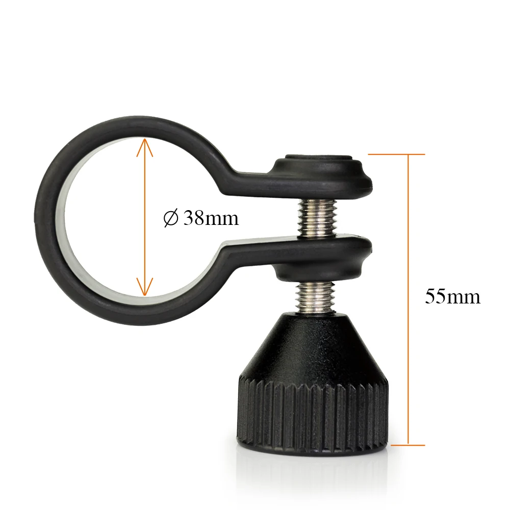 20 to 38mm Lamp Adjustable Mount Holder Clamp Waterproof Diving Flashlight Light scuba video Torch Underwater Photography camrea camera accessories