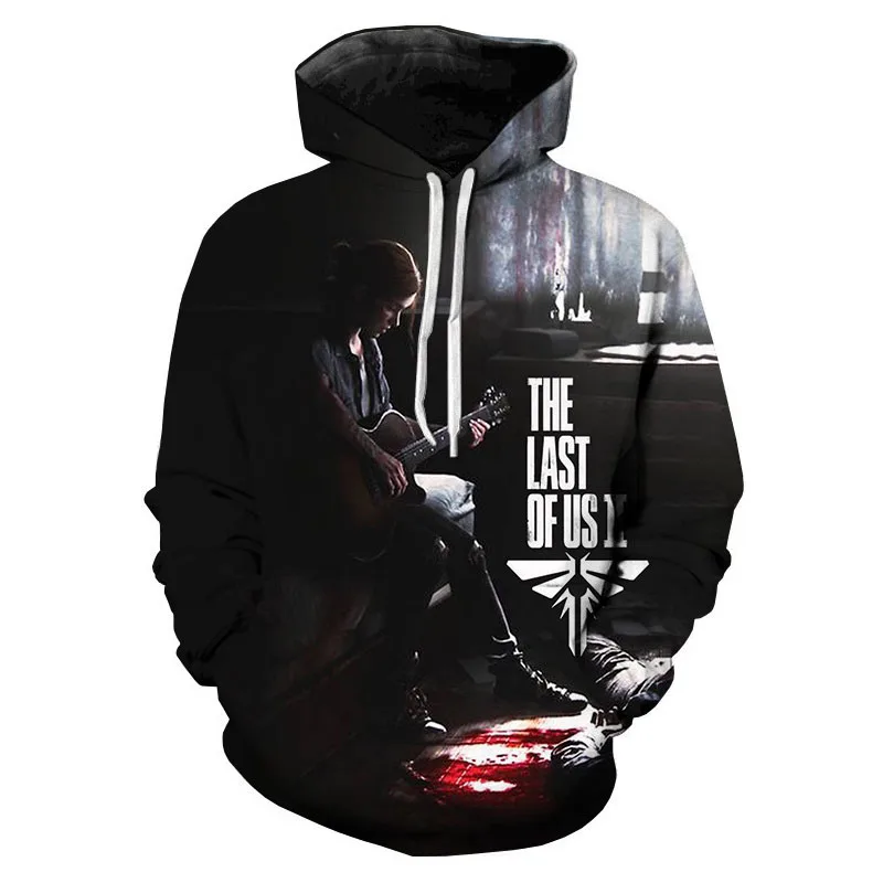 thumbnail image 1 of Sudadera con capucha de juego The Last Of Us para hombre y mujer, ropa de abrigo con estampado 3d, Unisex, de gran tamaño, a la moda, 1 of 5
