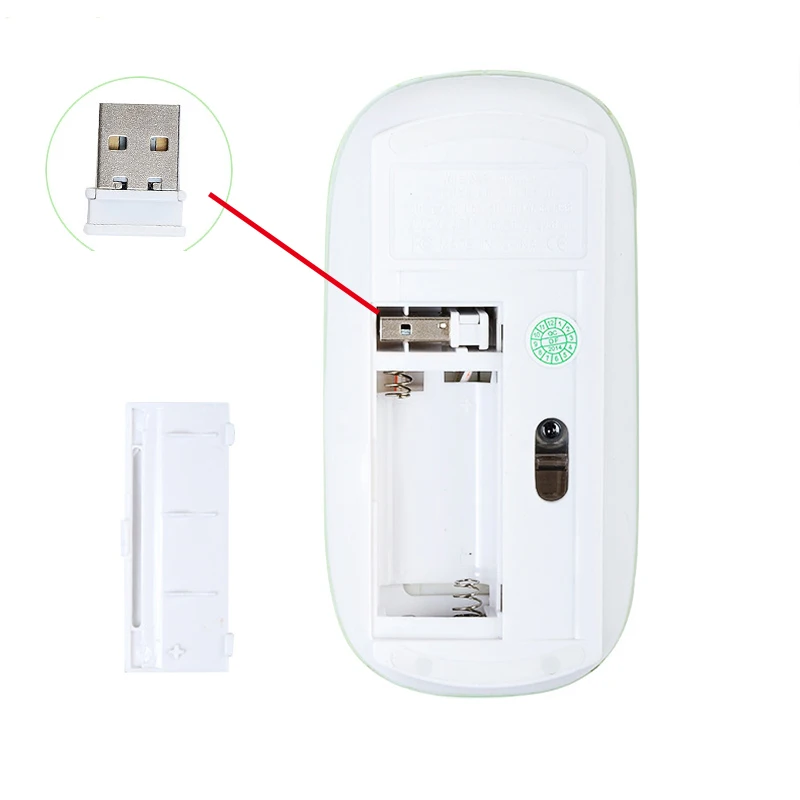 Gaming Mouse New 1600 DPI USB Optical Wireless Computer Mouse 2.4G Receiver Super Slim Mouse For PC Laptop