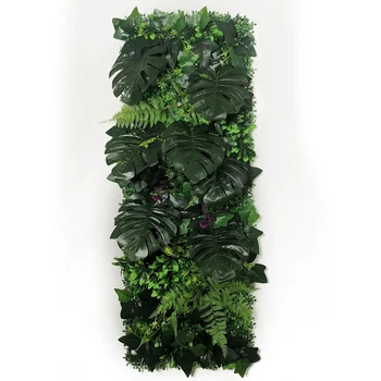 120*40CM Fiore artificiale Pianta Erba Parete Verde Muschio Giardino Accessori da appendere Prato vibrante 1