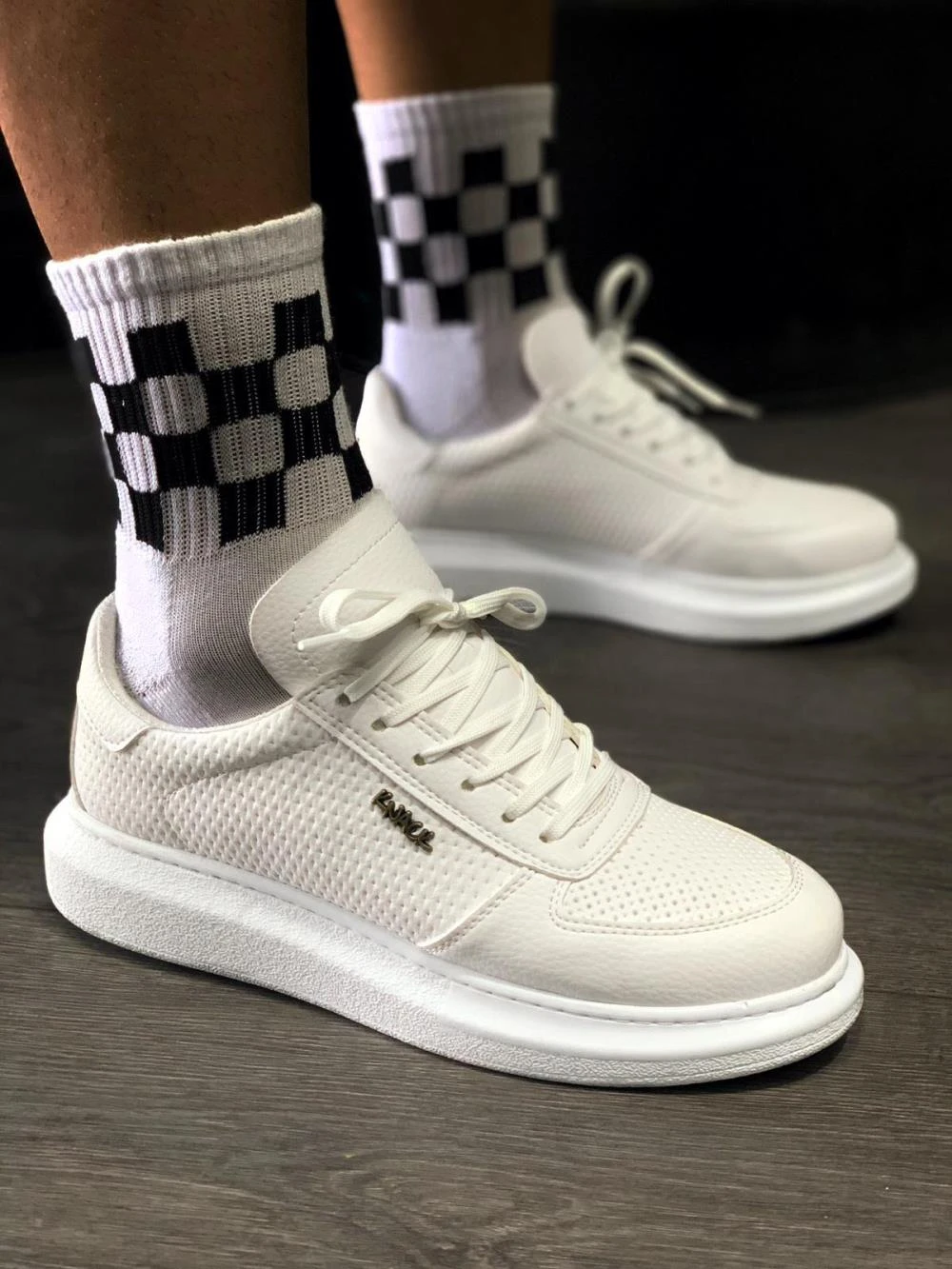 Zapatillas deportivas informales para calzado de suela alta, color | - AliExpress