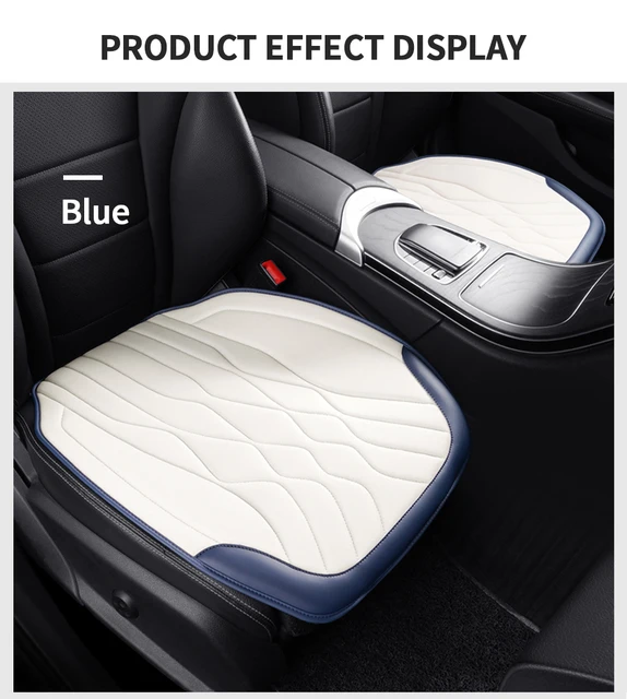 Luxus Auto Sitz Abdeckung Nappa Leder Eis Seide Atmungs Auto Sitzkissen  Universal 3D Textur Weichen Auto Stuhl Pad für sommer - AliExpress