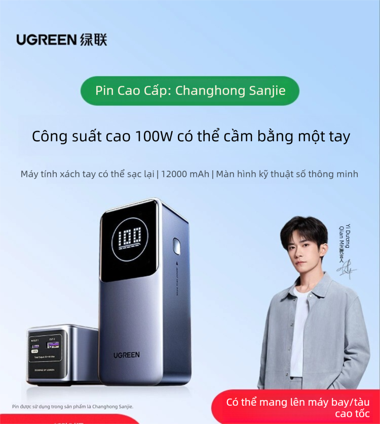 UGREEN | Pin Sạc Dự Phòng Sạc Nhanh 12000mAh