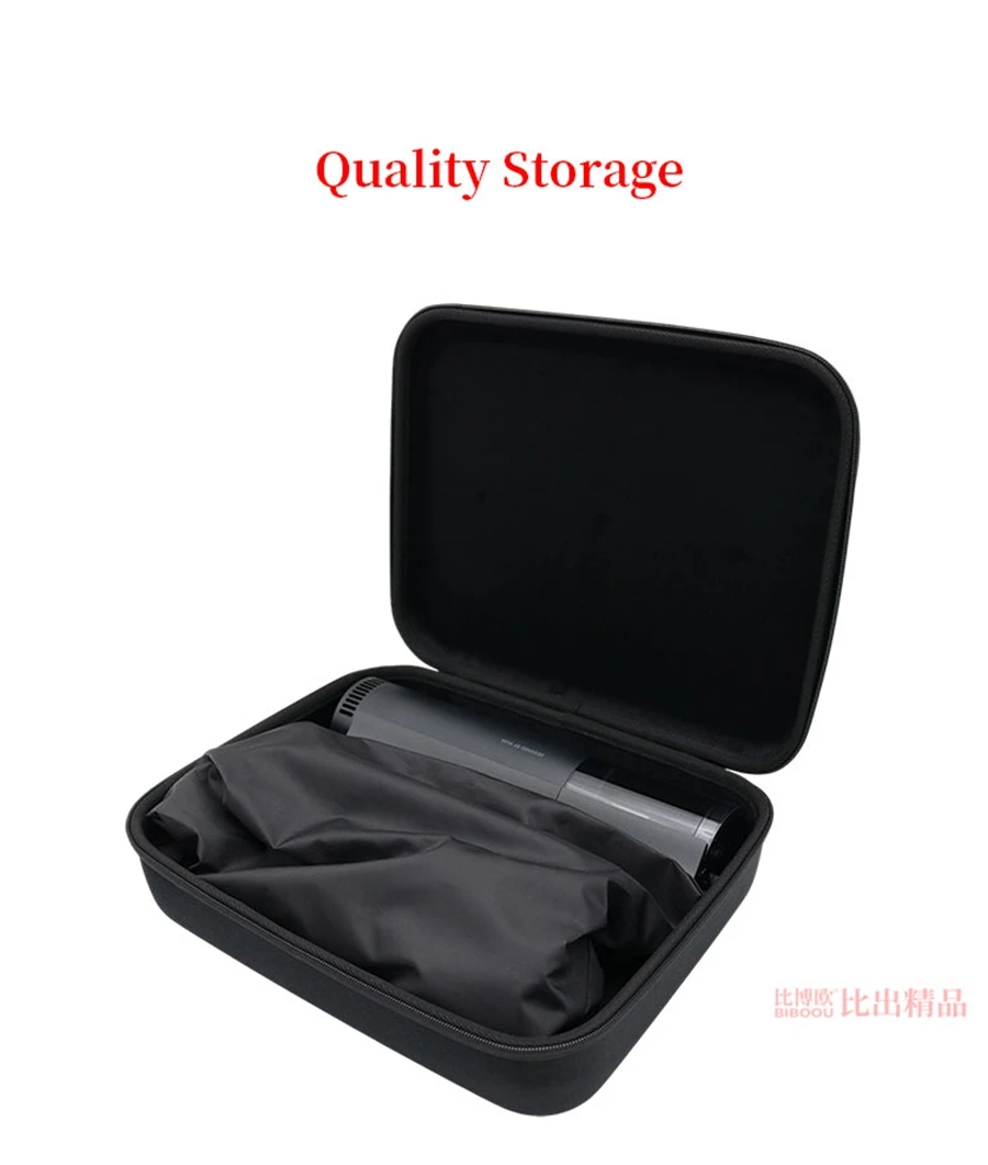 Hard EVA Storage Bag for XIAOMI MIJIA MJXCQ01QW Car Vacuum Cleaner Box Portable Vacuum Sweeper Travel Carrying Case