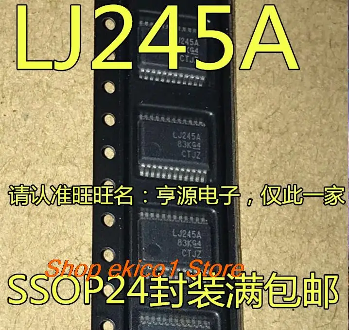 

10 шт., оригинальный стоковый держатель SN74LVC4245ADBR LJ245A SSOP-24