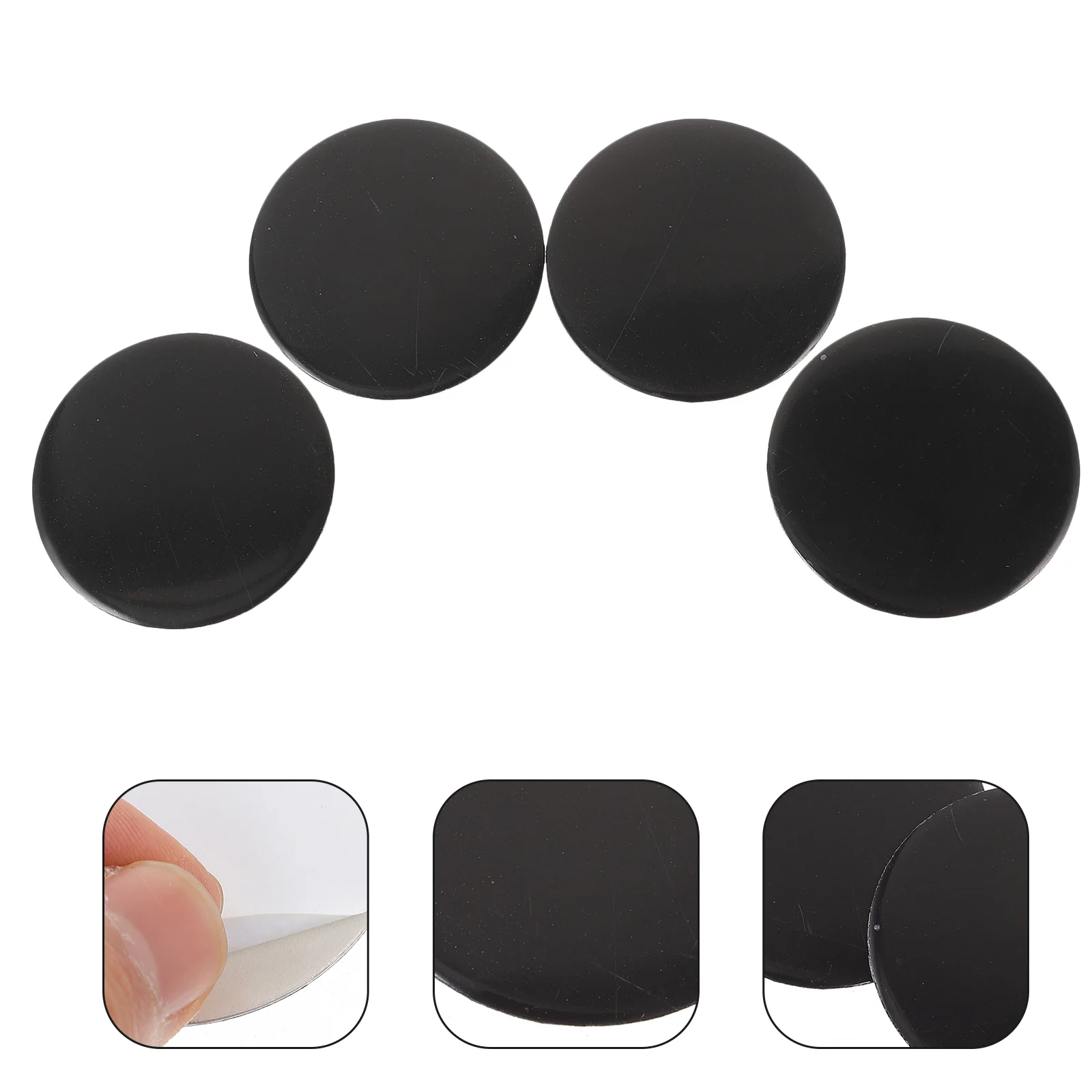 

4 Pcs Car Hubcaps Part Dirtproof Covers 45mm Wheel Center Aluminum Auto Rim Tire