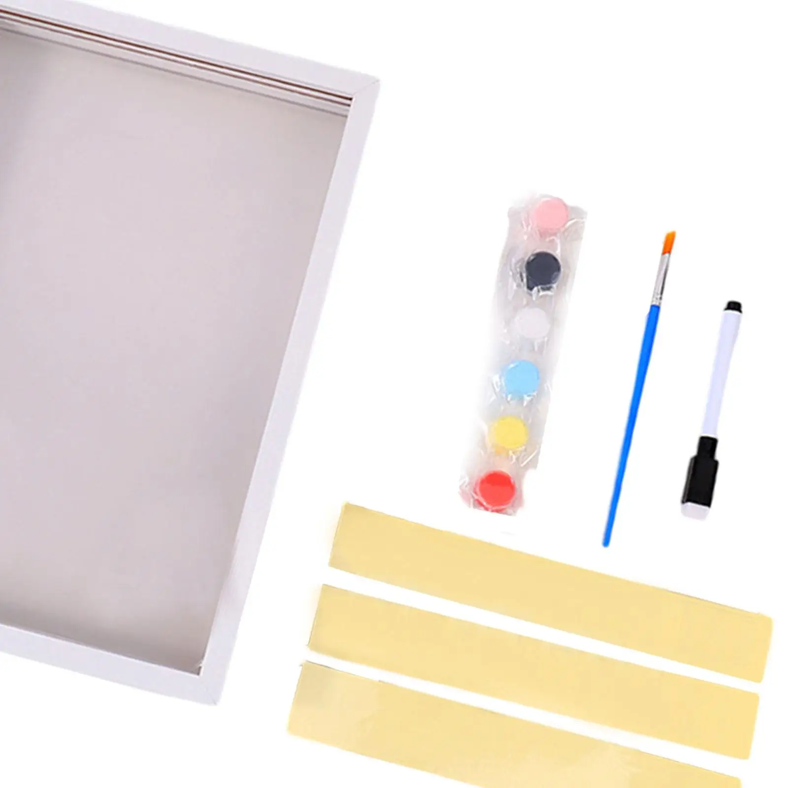 DIY Art Print Frame Clear Family Handprint Kit for Family Night Grandparents