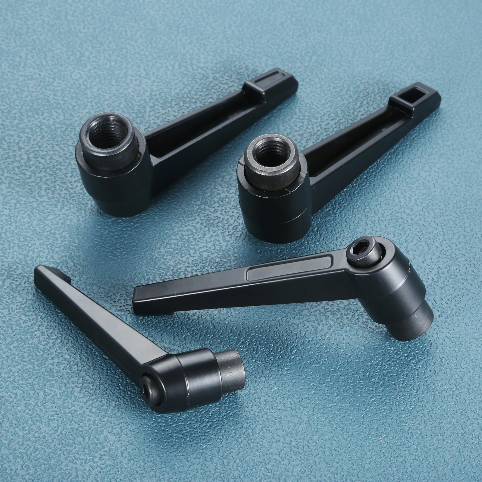 M4 M5 M6 M8 Female Thread Internal Fixing Handle Clamping Lever Machinery Adjustable Locking External Pull Hex 7-shape Nut 1pc