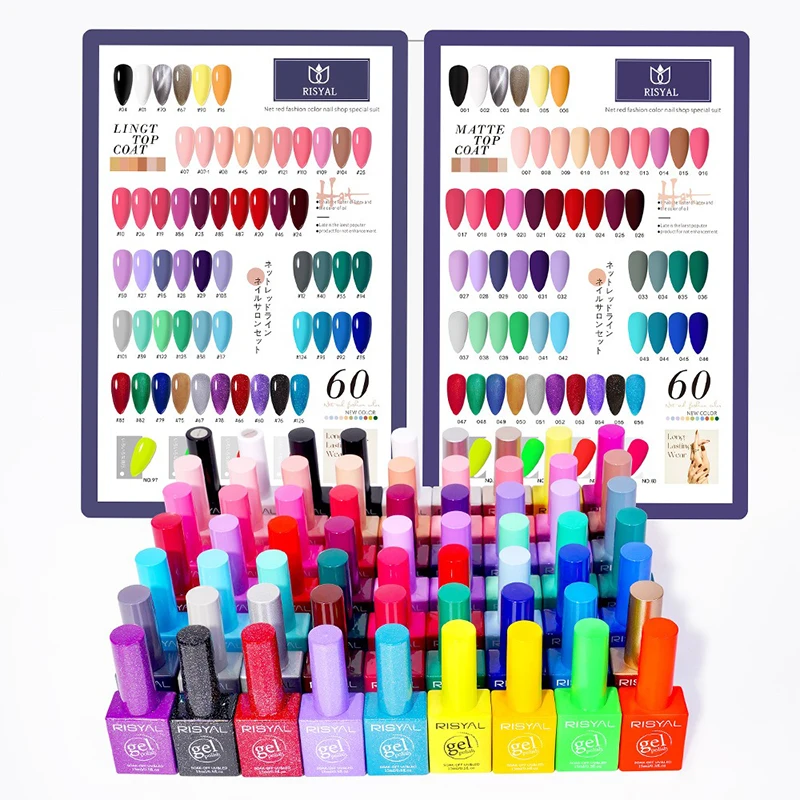 15ml Neon Gel Nail Polish Set - Vibrant Multi-Color Collection