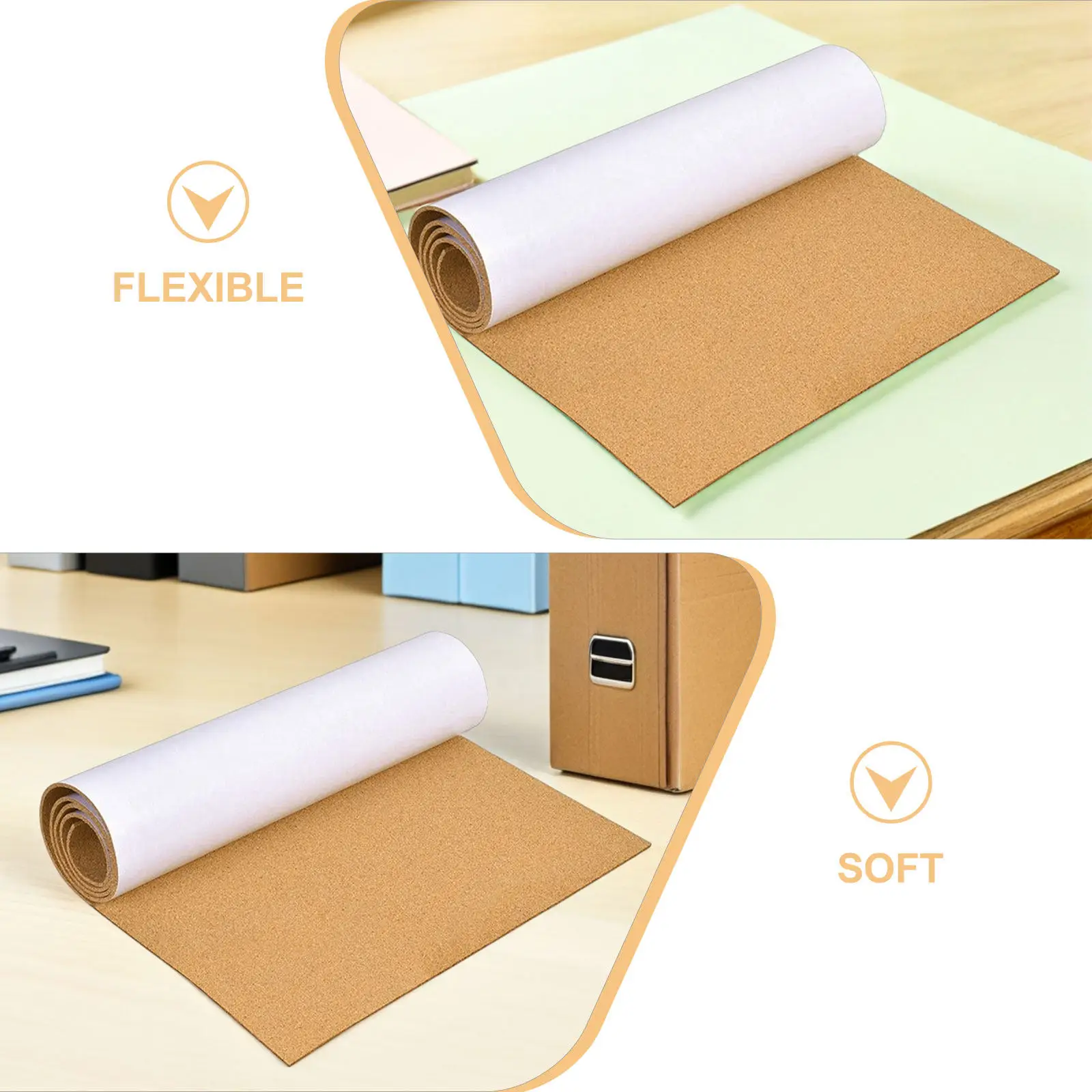 자가 접착 코르크 보드 롤 120x30cm 떼어 붙이는 코르크 시트 롤 메시지 게시판 벽 장식 DIY 공예 사무실 학교용