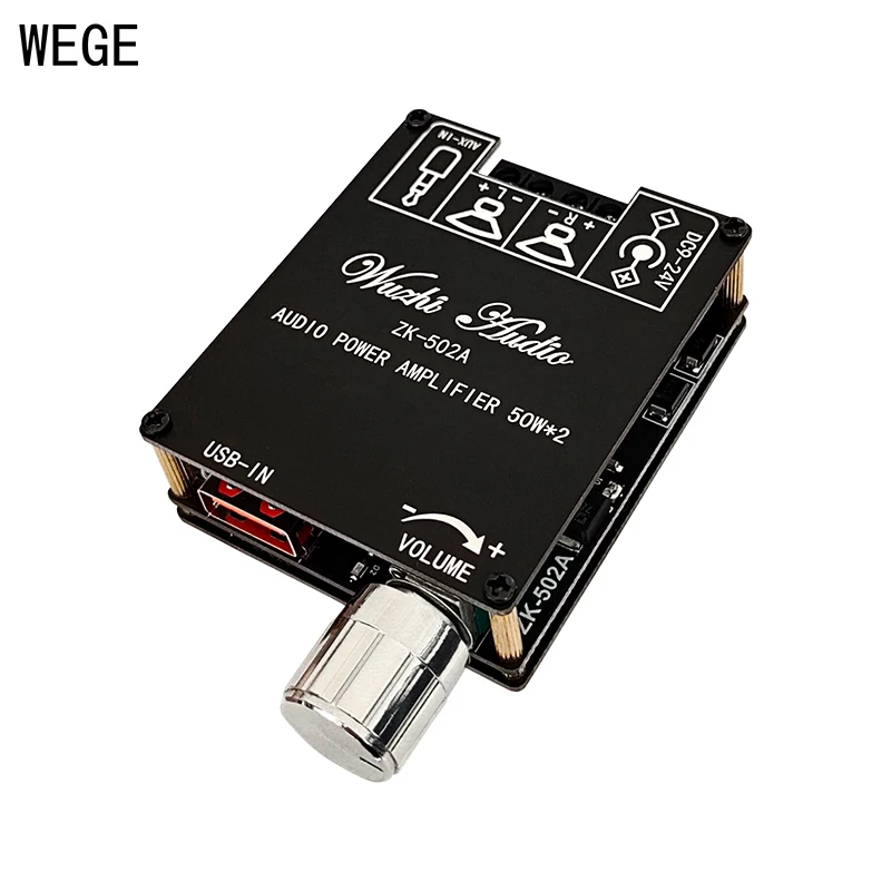 ぽむページ WEGE ZK-502A 50Wx2 BT Audio Digital Power Amplifier Board Speaker