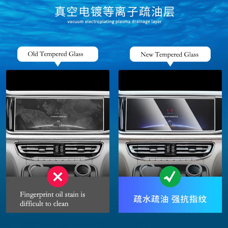 렉서스 GS250 GS300H GS350 용, 8 인치 스크린, 자동차 인테리어 터치 스크린, 내비게이션 유리 강화 필름 보호 강화 필름