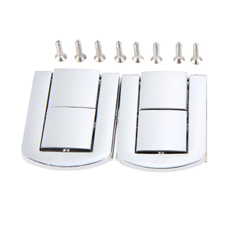 2pcs Antique Silver/Gold Lock Zinc Alloy Buckle Wooden Wine Gift Box Lock Buckle Box Latch Clasps with Screws