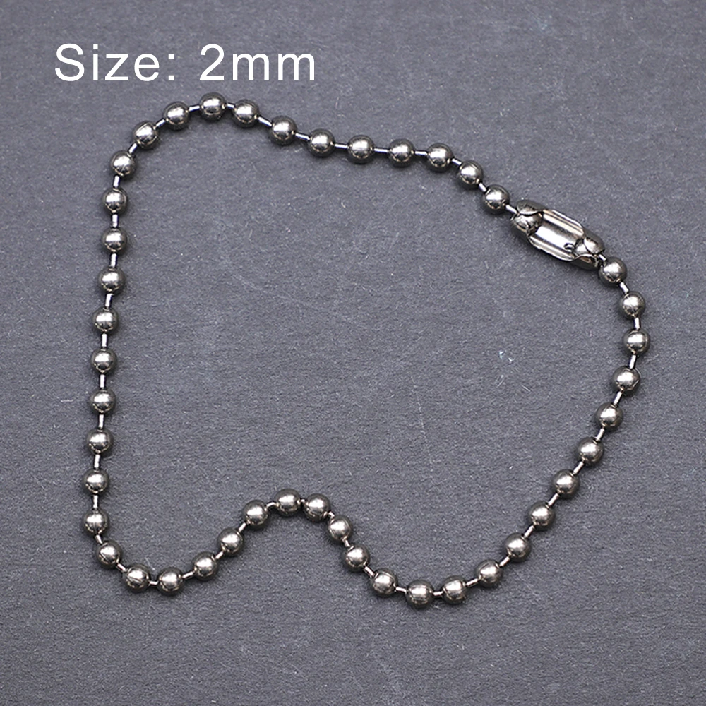 20cm Short Chain Titanium Alloy Key Chain Bracelet Outdoor Multifunctional Tool Accessory titanium key chain