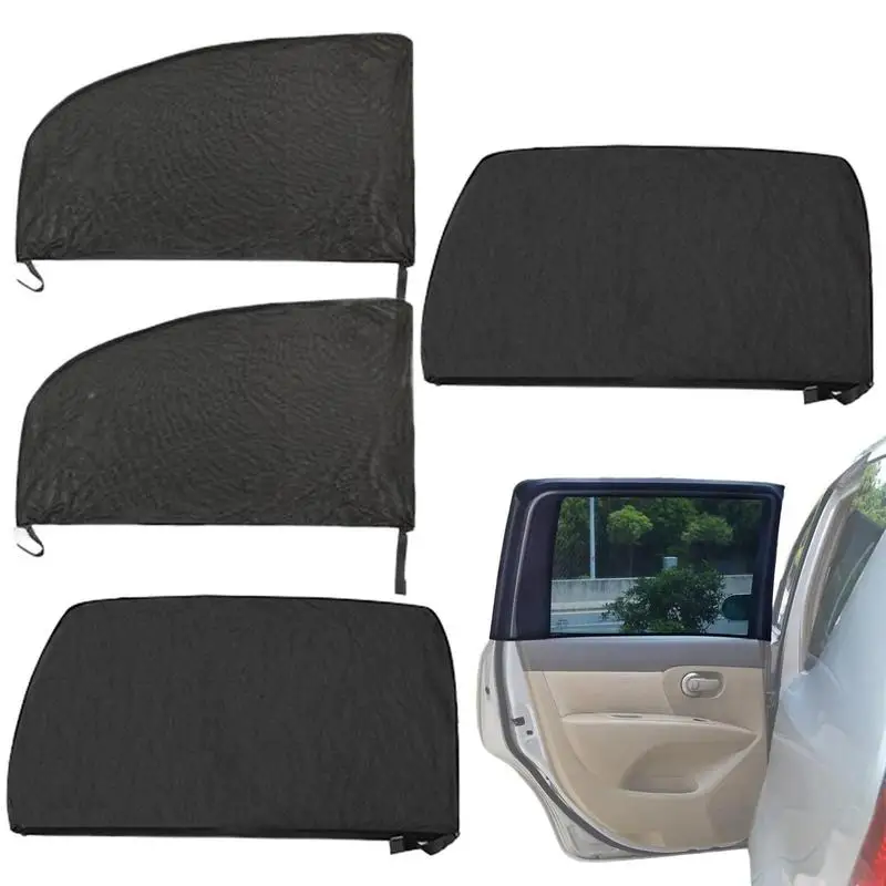 

Автомобильный солнцезащитный экран, гибкая Крышка для заднего бокового окна с защитой от УФ лучей, аксессуары для стайлинга автомобиля, летние принадлежности