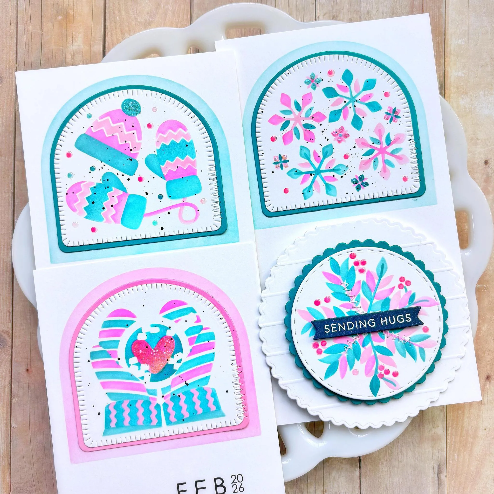 비티 부케츠 윈터 원더 레이어링 스텐실 금속 커팅 다이 실리콘 스탬프 스크랩북킹 새로운 사진 앨범 카드 DIY