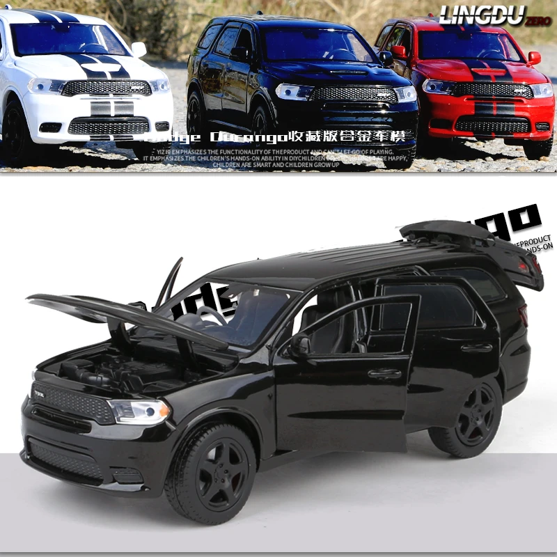 1:32 Dodge Durango Suv Legierung Auto Modell Druckguss Metall Spielzeug Auto Modell Sound und Licht zurückziehen Sammlung Geschenke versand kostenfrei