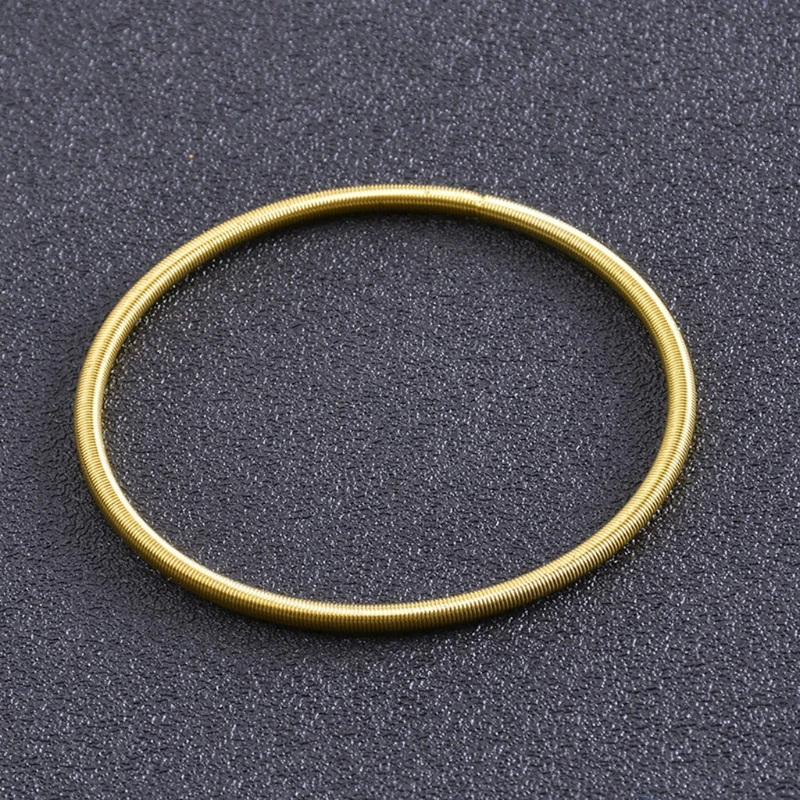 

Metal Color Retractable Bracelet Stainless Steel String Spring Bracelet Coil 517F