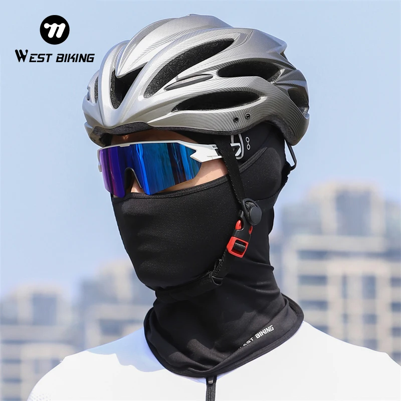 WEST BIKING Summer Cycling Cap Ice Silk Breathable Anti-UV Balaclava Men Women Full Face Mask Motorcycle Running Cool Sport Gear 6