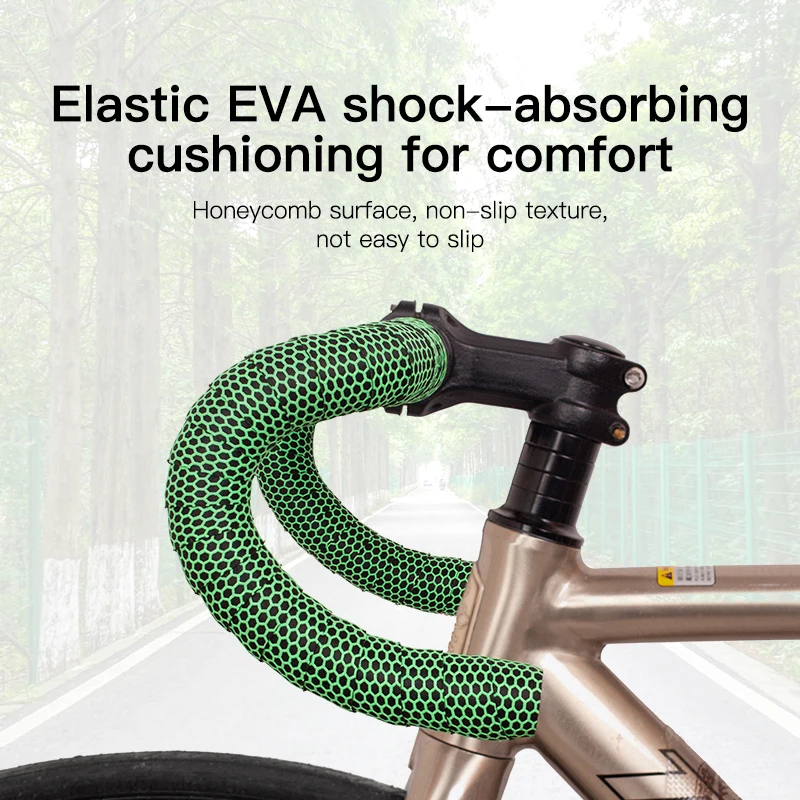 MOTSUV Bicycle Handlebar Tape Road Bike Silica Gel Tape EVA Soft