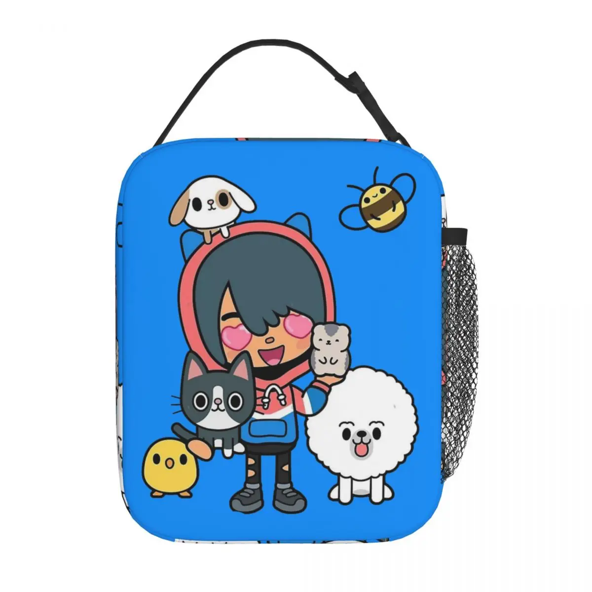 

Toca Boca Game Toca Life Box Insulated Lunch Bags Storage Food Box Reusable Thermal Cooler Lunch Box For School Office