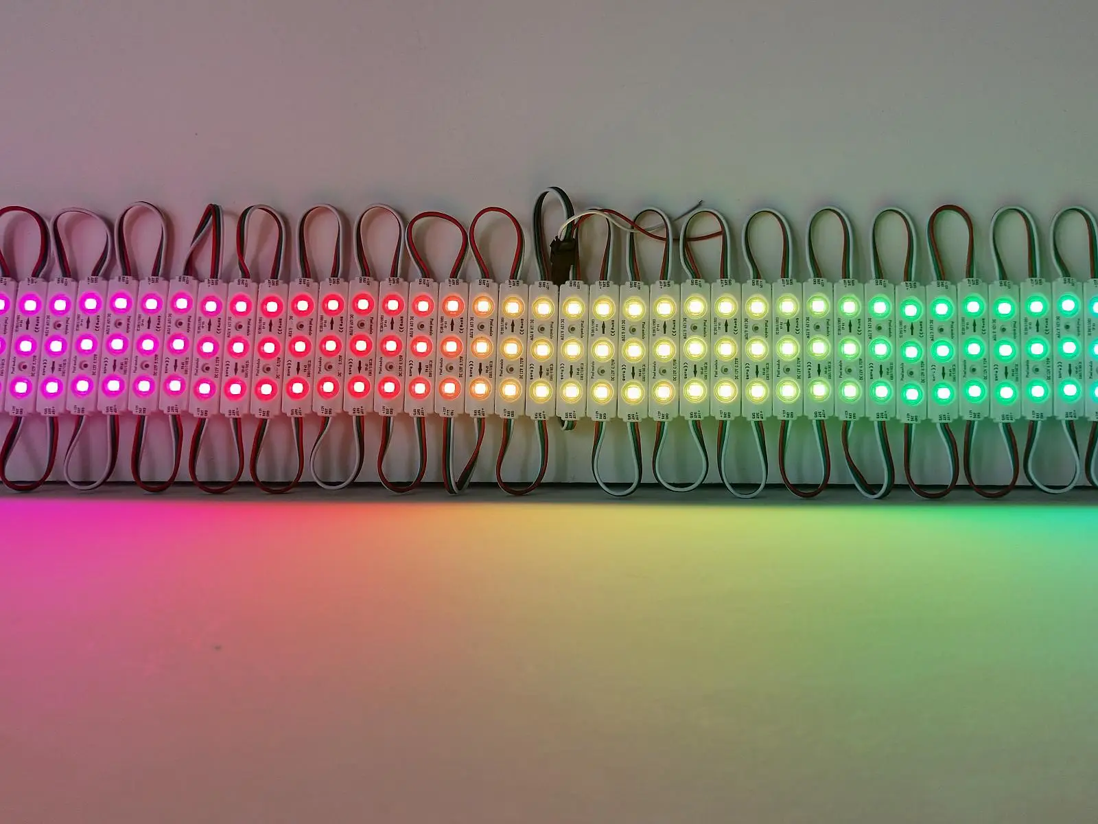addressable LED Light Module for Commercial Advertising Luminous Characters IC 2811 SMD 5050 DC12V PVC injection