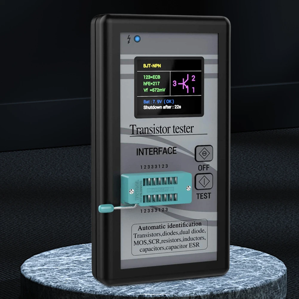 M328 Esr Mos Meter Multifunzione Transistor Condensatore Tester 1.8 Tft Display Colorato Capacità Induttanza Misuratore Di Resistenza