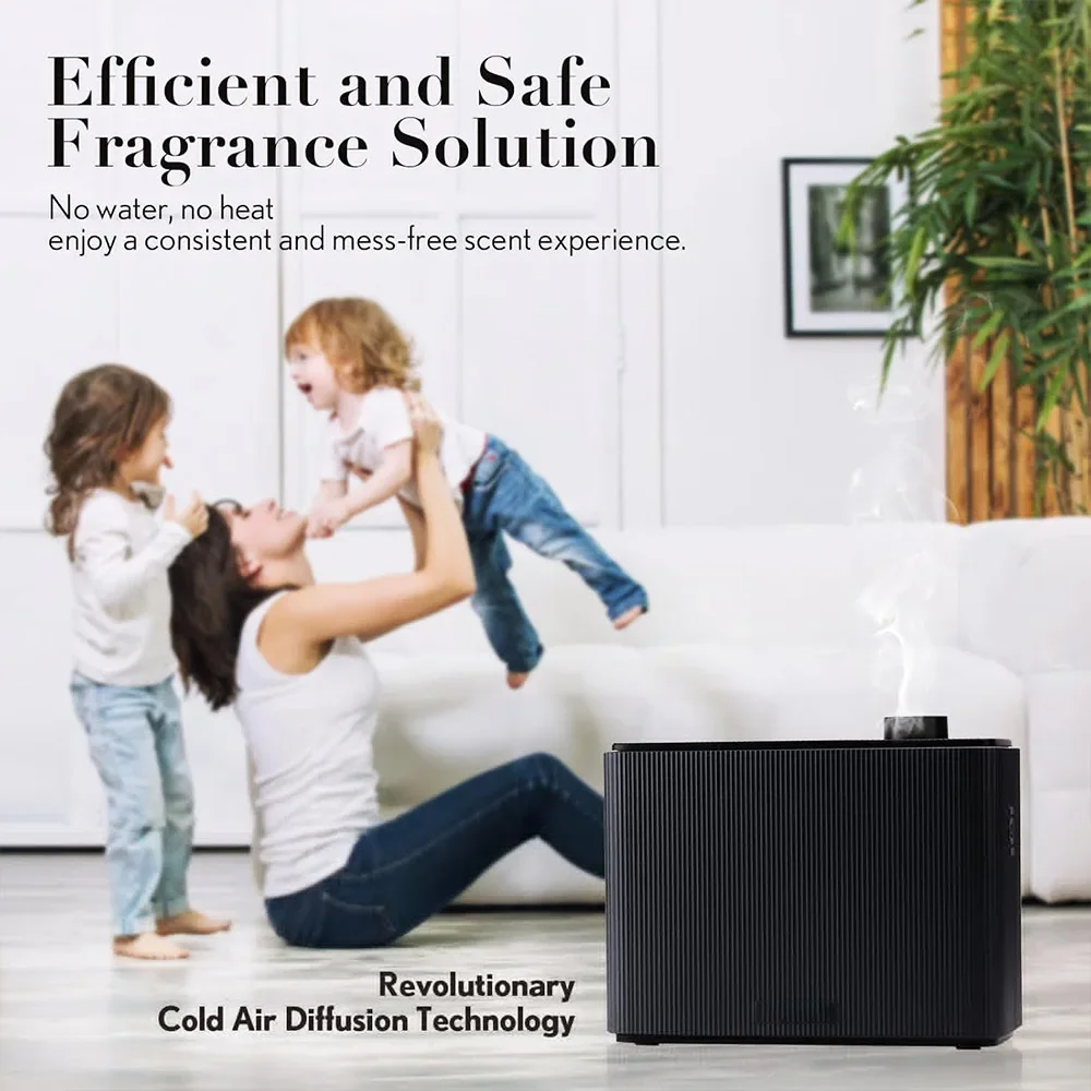 Smart Scent Air Machine For Home Hotel Spa HVAC Aroma Diffuser Cover Up to 4000m³ Black 1000ML Fragrance Diffuser WIFI Bluetooth 3