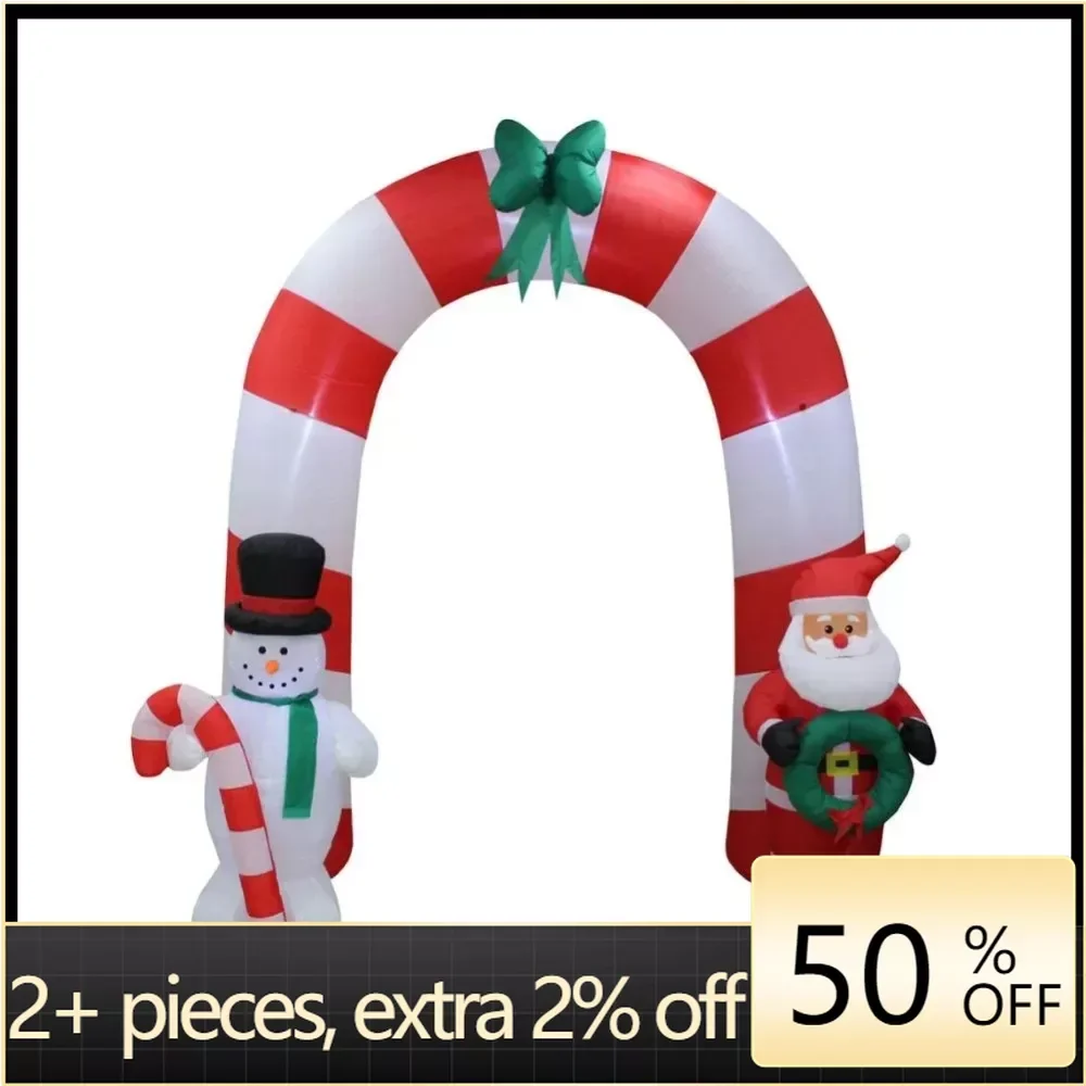 

Inflatable Outdoor Christmas Decoration Santa Snowman Arch 8 Feet Tall Freight Free Christmas Inflatables Outdoors Outside Decor