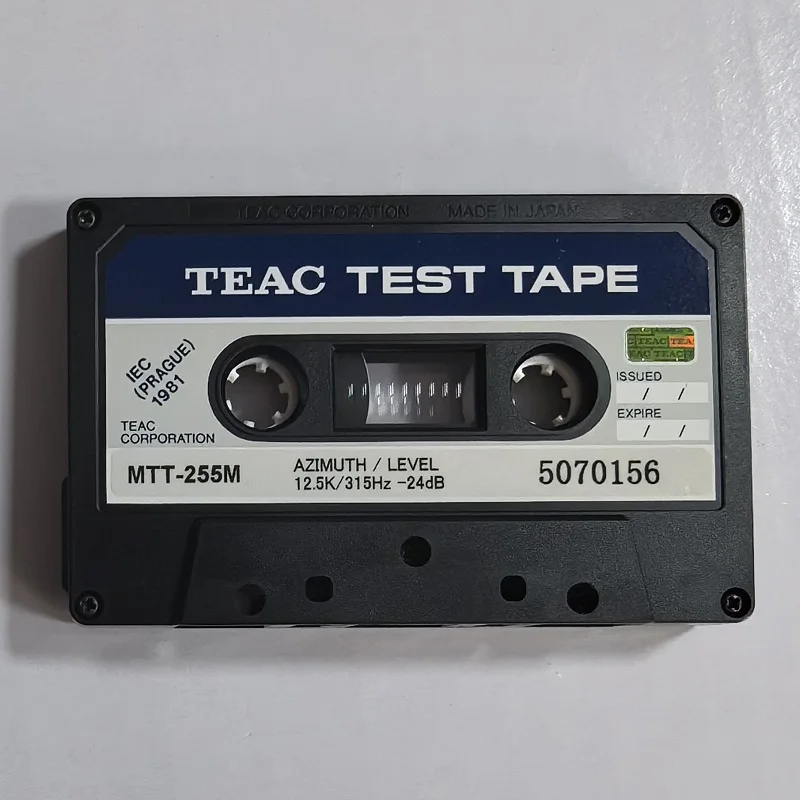 

TEAC Test Tape MTT-255M Point Frequency Test Tape Azimuth adjustment, 2 point frequency response