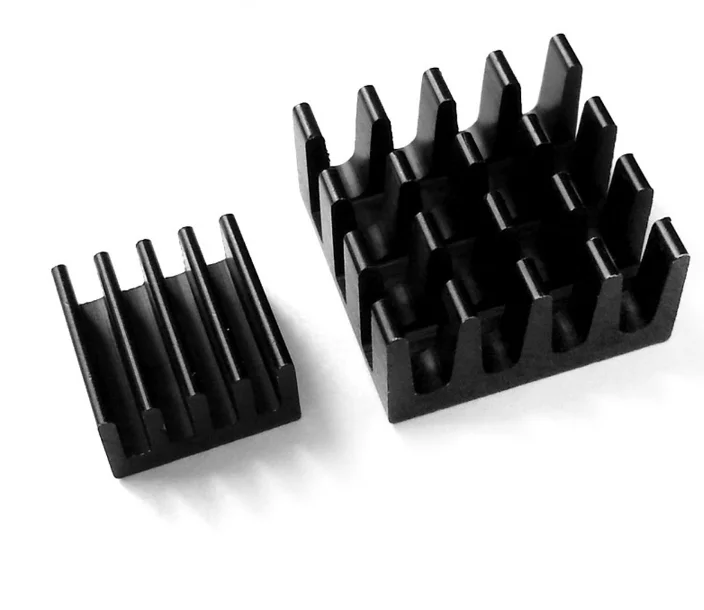 2 Pz/Set Dissipatore Di Calore In Alluminio Dissipatore Di Raffreddamento Radiatore Cieco Aletta Radiante Dissipatore Di Calore Per Raspberry Pi 3 Mod