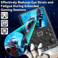 Классическая игровая консоль R36S в стиле ретро с системой ARKOS, видеоигры, портативная ручная игровая консоль с одной картой, подарок для детей, 3,5 дюйма — изображение 3