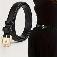 2-pack Casual Fashion Belt with Simple and High-end Feel, Needle Buckle Double Loop Belt Suitable for Daily Wear 2
