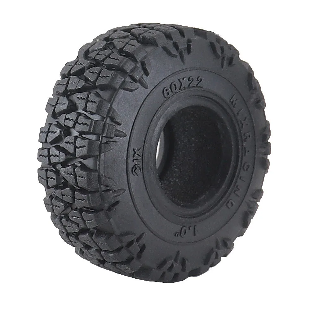 

1 Inch RubberTires 1/24 Rc Crawler Truck Car Parts For Axial Scx24 Deadbolt Axi00001 Axi00006 Gladiator 1/18 Tra/xas Trx4m