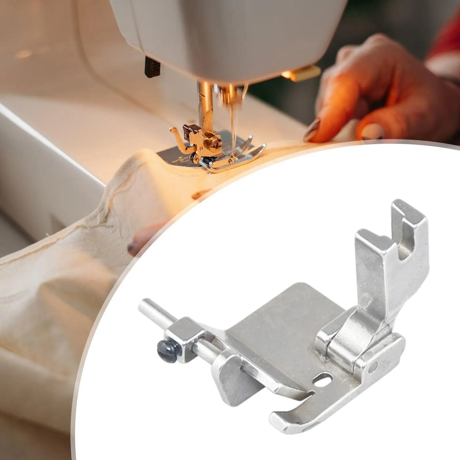 Rolled Hemming Foot Adjustable Presser Foot Sturdy Sewing Machine Guide Hem  Foot Parts for DIY Crafts Overstitch Fabric Cloth - AliExpress