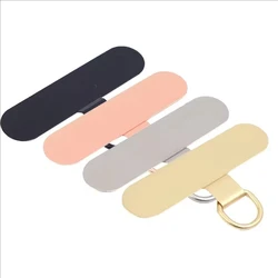 Stainless Steel Mobile Phone Lanyard Tether Pads - Metal (4Pcs Mixed)