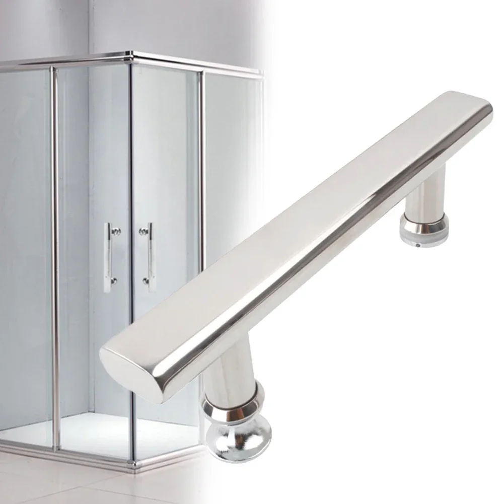 Shower Door Handles knob shower handles shower handle Stainless Steel Chrome 225mm For Shower Enclosures Replacement